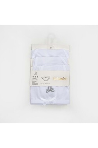 Katamino White 3-Piece Girl's Slip Set