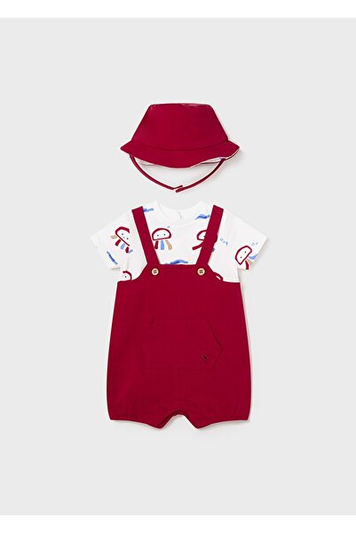 MAYORAL Baby Boy Jumpsuit Red