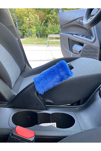 Oto Aksesuarcım Soft Plush Handbrake Ornament Blue