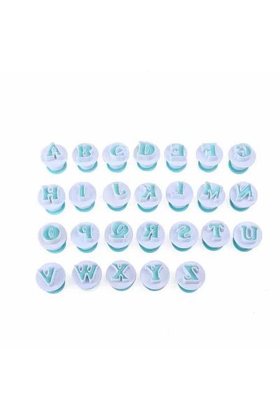 Epinox Large Letter Push-Out |   Sugar Plasticine Cookie Mold (Bkp-26)