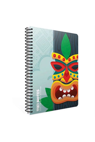 Gıpta A4 Spiral Cardboard Cover - 100 Yp Checked Ticky Notes Notebook