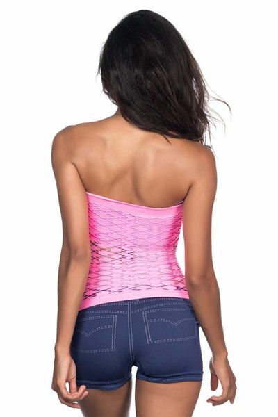 Emay Pink Mi 5034 Fancy Bustier Athlete Corset