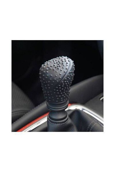 Universal Tofaş Sparrow Silicone Gear Shift Knob Case with Massage Black-oval-high Quality