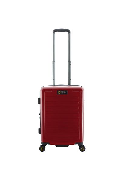 NATIONAL GEOGRAPHIC Cruise Luggage Trolley Carry-On Small Burgundy