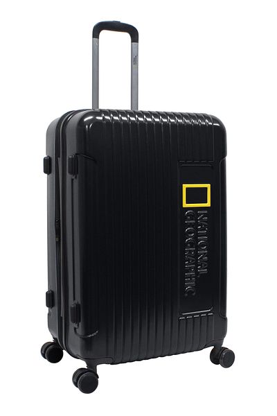 NATIONAL GEOGRAPHIC Canyon Luggage Trolley Large Check-In Black