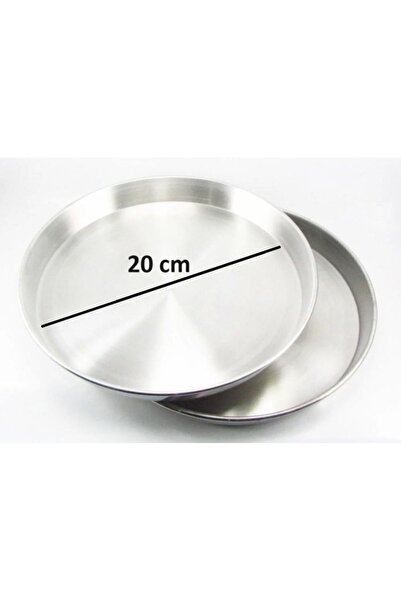 Home Alüminyum Baklava Börek Kek Fırın Tepsi Iç Çap: 20 Cm Derinlik: 4,5 Cm