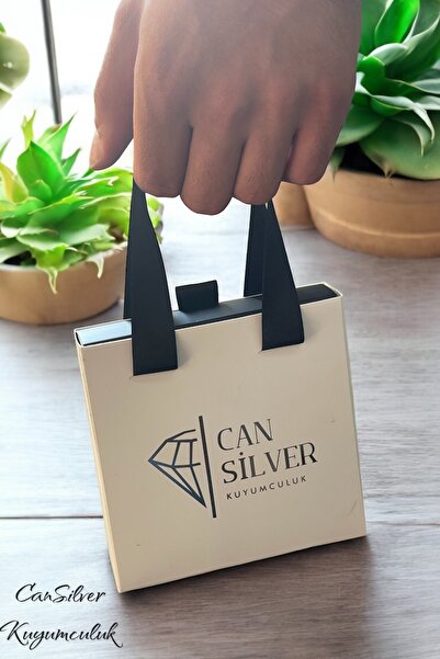 CAN SİLVER 925 Ayar Gümüş 4mm Halat Burgu Zincir Erkek Kolye  Bileklik -Halat zincir Bileklik