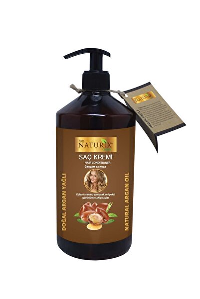 Naturix 2'li Tuzsuz Saç Bakım Seti – Isırgan Otu Özlü Şampuan 600 ml & Argan Yağlı Saç Kremi 500 ml