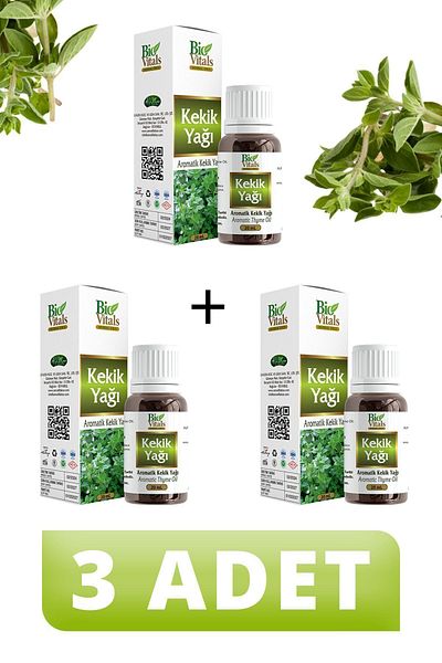 Bio Vitals 20 ml Thyme Oil - 3 PCS