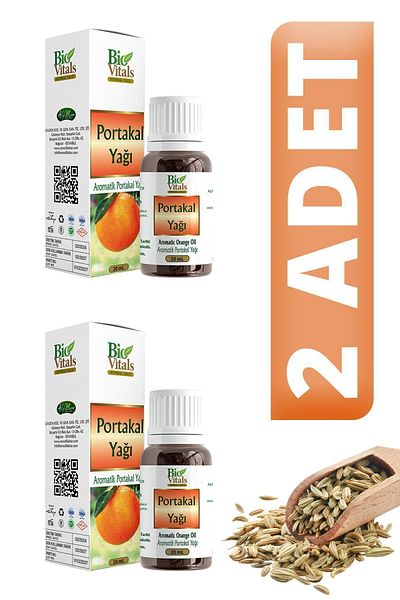 Bio Vitals 20 ml Orange Oil - 2 PCS