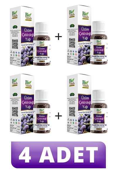 Bio Vitals 4 PCS Grape Seed Oil 50 ml