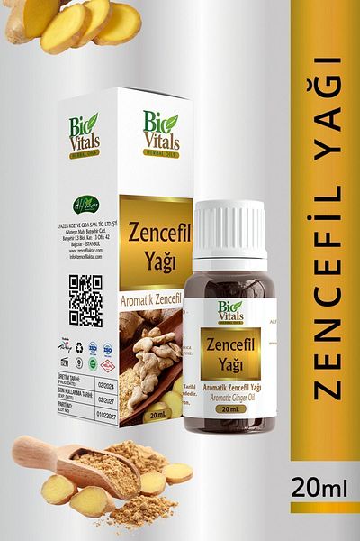Bio Vitals Ginger Oil - 20ml Capacity