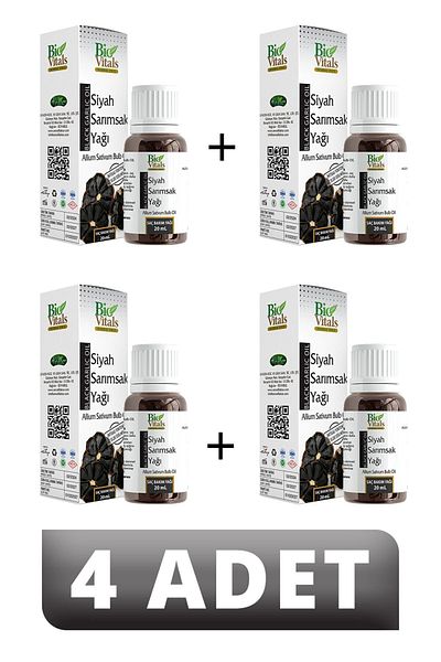 Bio Vitals 4 Black Garlic Oil - 20 ml