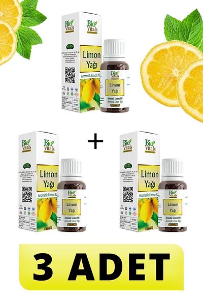 Bio Vitals Lemon Oil - 20 ml, 3 PIECES