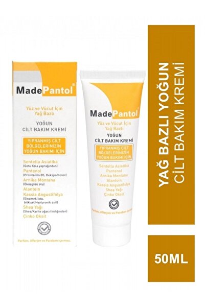 MadePantol Yağ Bazlı Yoğun Cilt Bakım Kremi 50 Ml