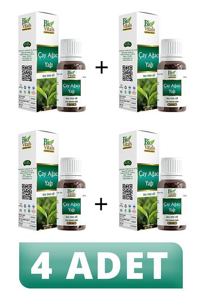 Bio Vitals 20 ml 4 PCS Tea Tree Oil