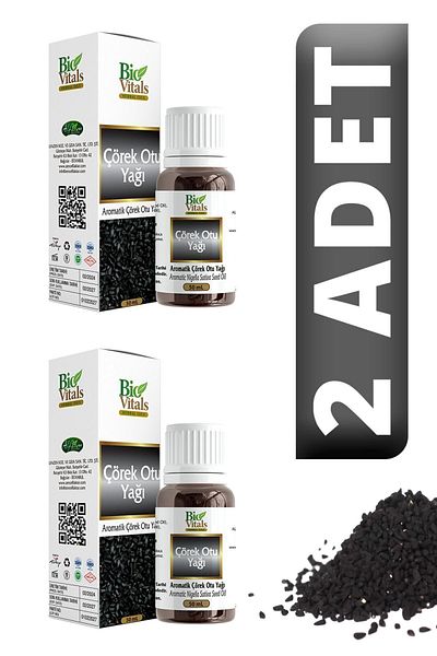 Bio Vitals 2 Pieces 50 ml Black Cumin Oil