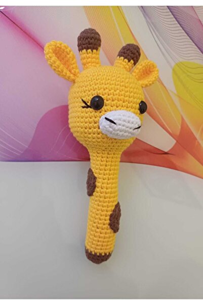 Veniem Amigurumi Zürafa Marakas Çıngırak