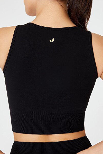 Jerf Luz Sıkılaştırıcı & Kaplı Spor Sütyeni Siyah