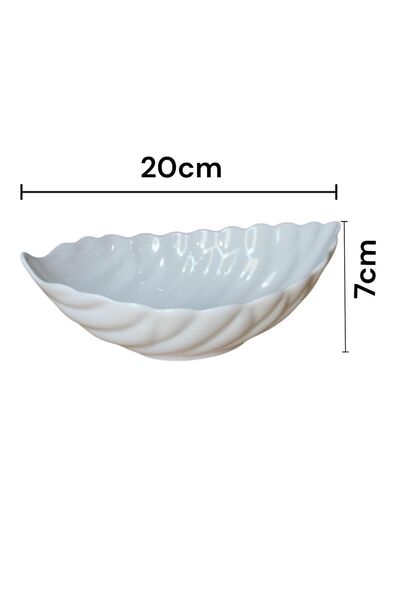 ALBETTO Leaf Model Porcelain Bowl - Snack Bowl