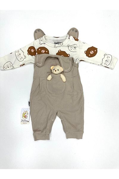 Nafitto baby&junior Baby Rompers with Teddy Bear