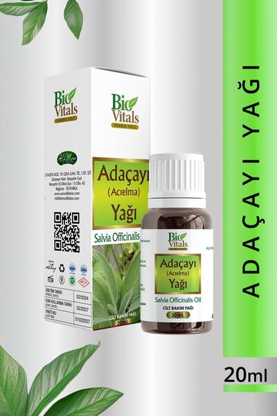 Bio Vitals ADAÇAYI (acı elma) YAĞI 20 ml