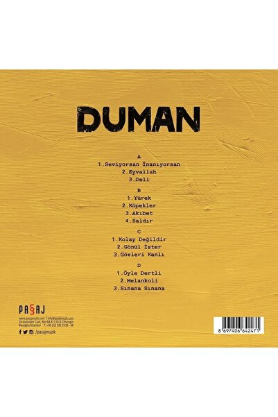 Pasaj Müzik Duman - Darmaduman (2 Plak)