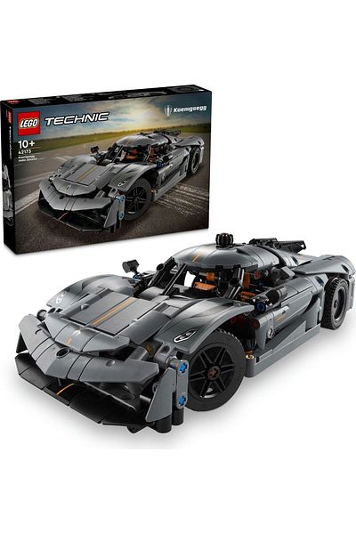 LEGO Technic Koenigsegg Jesko Absolut - سيارة هيبر رمادية 42173