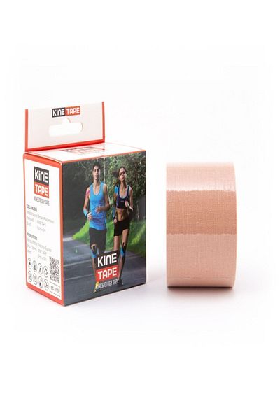 KİNE TAPE شريط الألم - شريط كينيسيو - شريط رياضي لون البشرة - شريط الألم 5 سم × 5 م