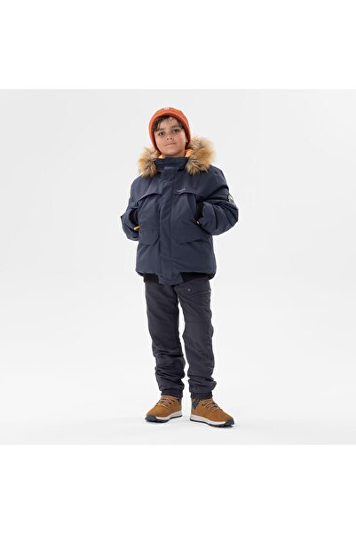 Decathlon Quechua Çocuk Su Geçirmez Outdoor Ceket - 7 / -15 Yaş - Lacivert - Sh100 X-warm - 6,5°c