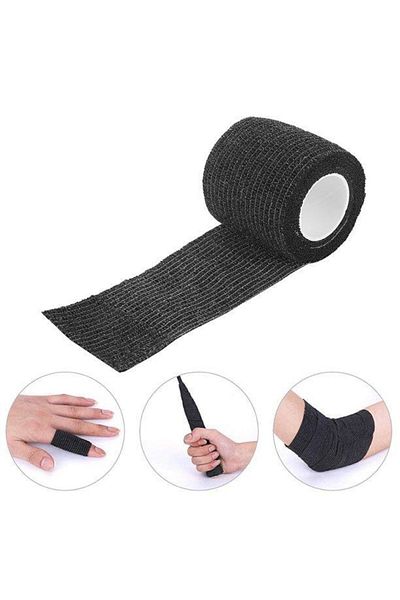 iron medical Black Coban Self Adhesive Bandage Coban 7.5Cmx4.5M 2 Pieces
