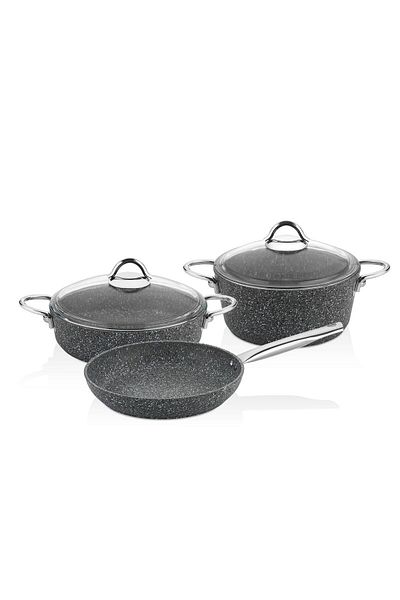 FALEZ Hera 5 Piece Granite Set