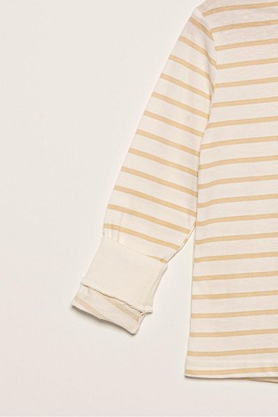 for you kids Crew Neck Long Sleeve Stone Bottom Top Set