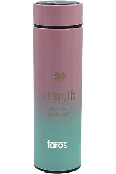 TAROS KIRTASİYE Taros Smile - Graduated Steel Flask