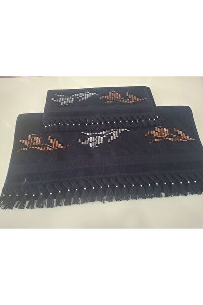 KOZA ÇEYİZ Analı kızlı havlu takımı