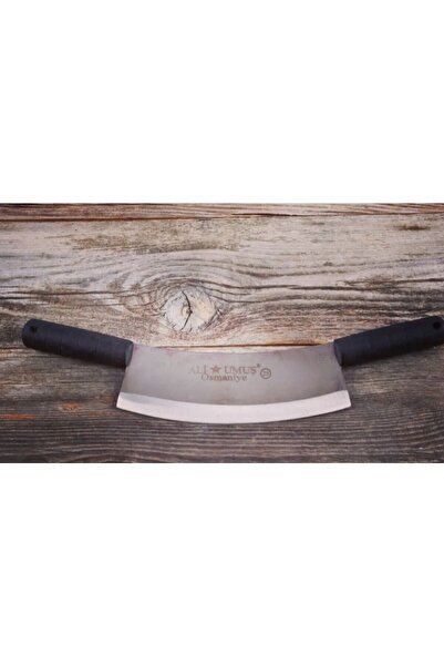 ALİBEYAVM Et Kıyma Pizza Kesici Ali Umuş Çift Tutmalı 25 cm Satır Zırh..