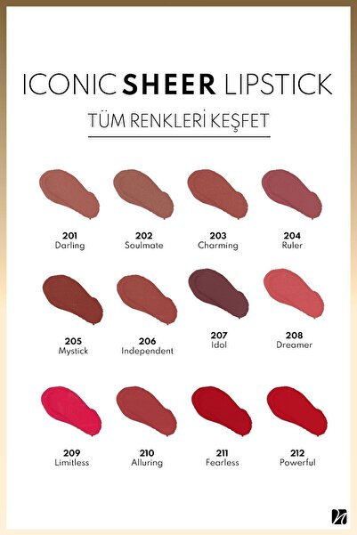 NOTE Iconic Sheer Lipstick Nemlendirici Parlak Ruj 209 Limitless - Pembe