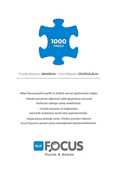 Blue Focus 1000 Parça Puzzle - THE KİSS