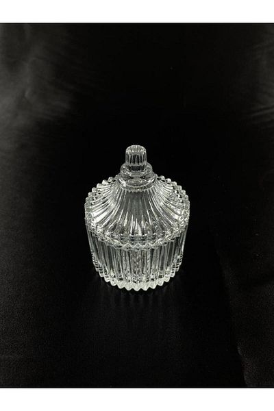 Paşabahçe 2 Sugar Bowls with Glass Lid
