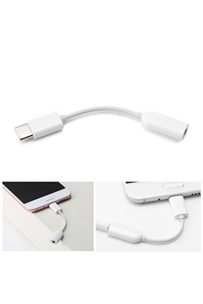 AlpCollection Xiaomi Uyumlu Type-c To Audio 3.5mm Jack Kulaklık Dönüştürücü Aparat