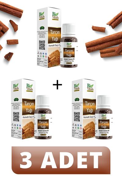 Bio Vitals 20 ml Cinnamon Oil - 3 PCS