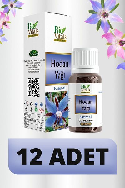 Bio Vitals Borage Oil - 12 PCS-Box 50 ml