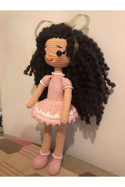 Ayçanın Örgüleri Amigurumi Curly Hair Doll