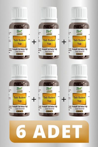 Bio Vitals Set of 6 Sweet Almond Oil - 50 ml