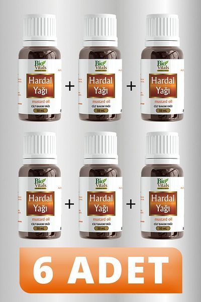 Bio Vitals 6 PCS Mustard Oil - 50 ml