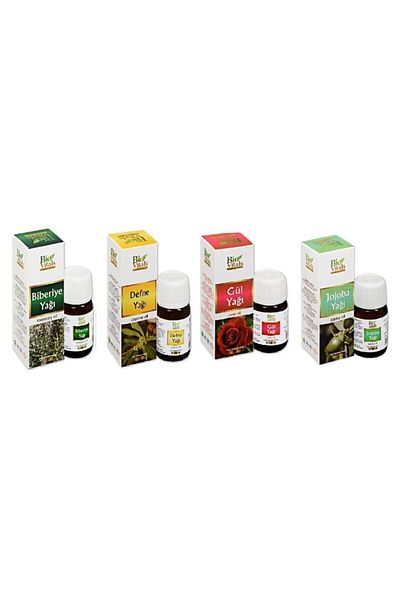 Bio Vitals Laurel Rose Rosemary - Jojoba Aromatic Massage and Skin Care Oil Set