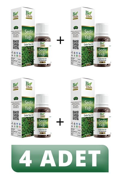 Bio Vitals 20 ml Cedar Oil - 4 PCS