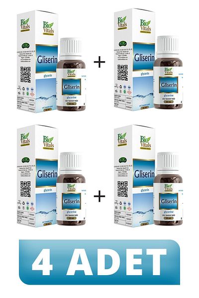 Bio Vitals Glycerin Oil - 50ml, 4 PCS
