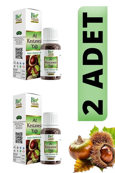 Bio Vitals 20 ml Horse Chestnut Oil - 2 PCS
