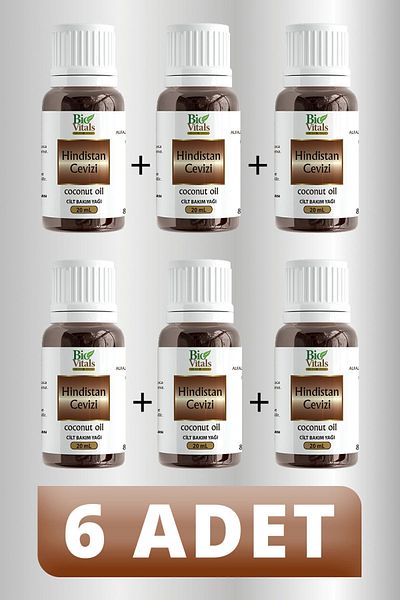 Bio Vitals 20 ml Coconut Oil - 6 PCS